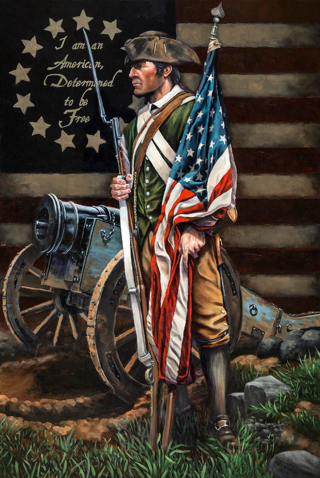 I Am An American 2 Art Print