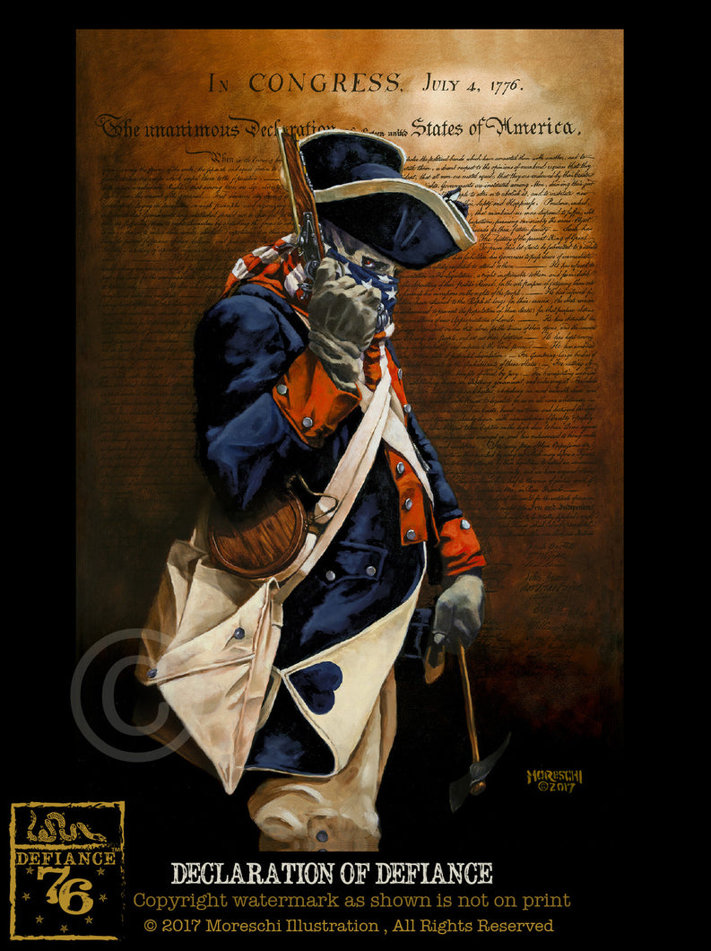 Declaration of Defiance Giclee Fine Art Prints