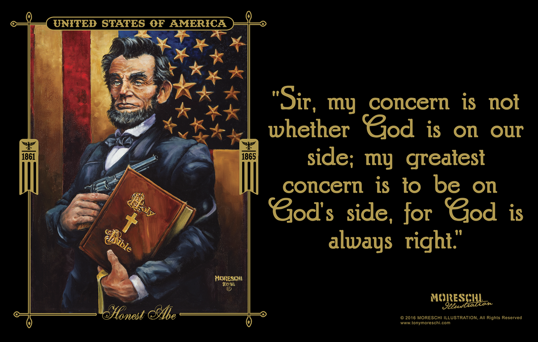 HONEST ABE 16 x 10 Dye Sublimated Pistol Cleaning Utility pads