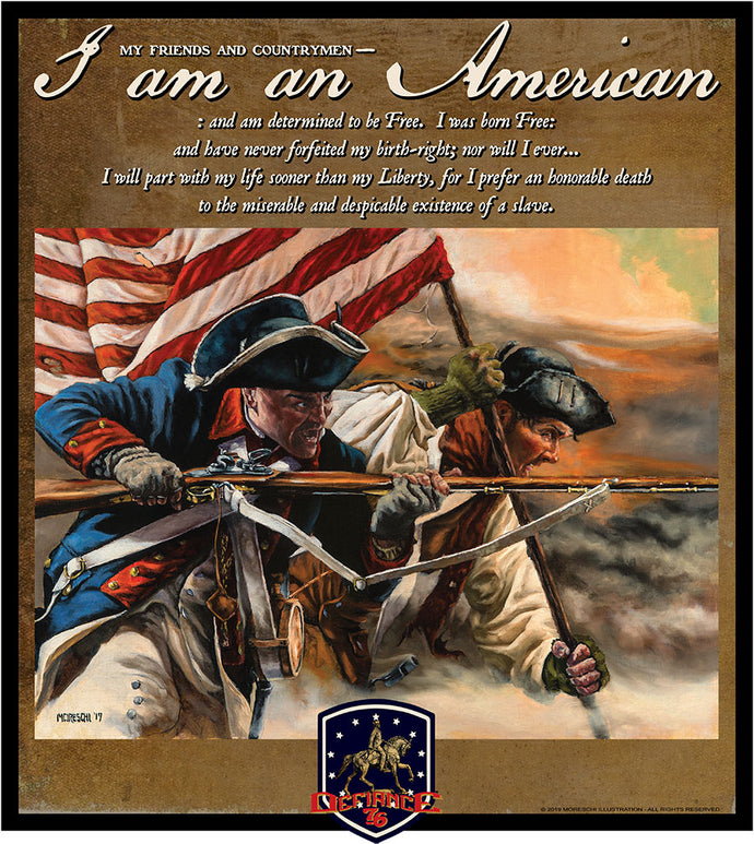 I AM AN AMERICAN! A patriot farmer's speech of 1776