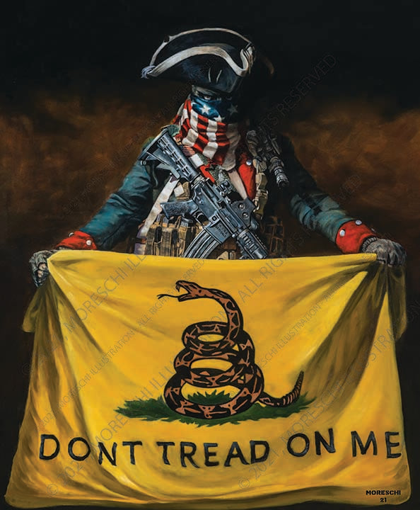 DONT TREAD ON ME Art Print