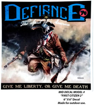 Defiance "Middies" 6" Die Cut Decals