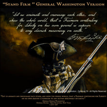 "STAND FIRM" General George Washington Art Print